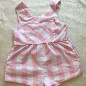 Beaufort Bonnet Chattanooga check romper